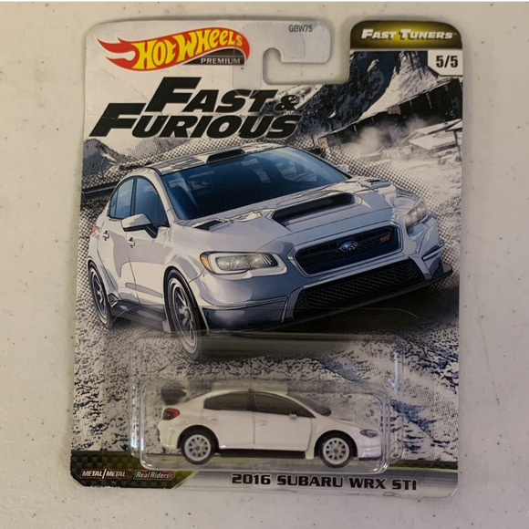 Hot Wheels Fast & Furious Fast Tuners 2016 Subaru WRX STI White - Picture 1 of 2